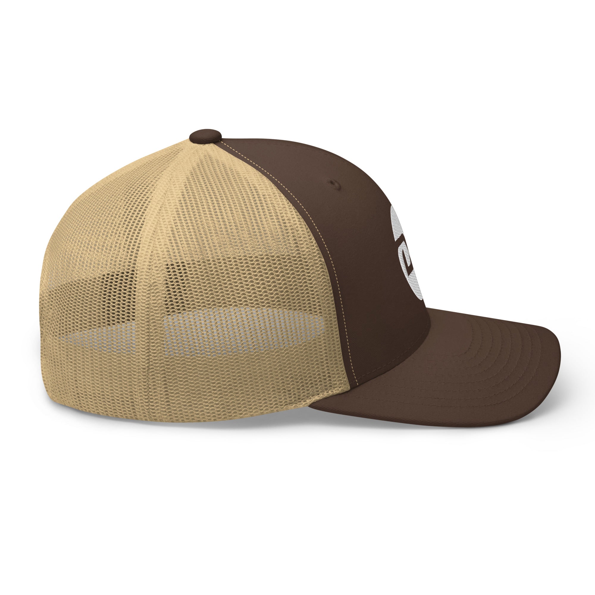 Brown & khaki hat