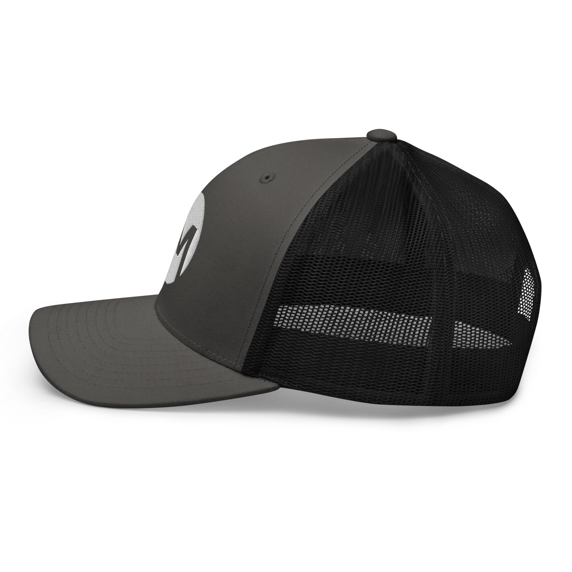 Charcoal & black hat