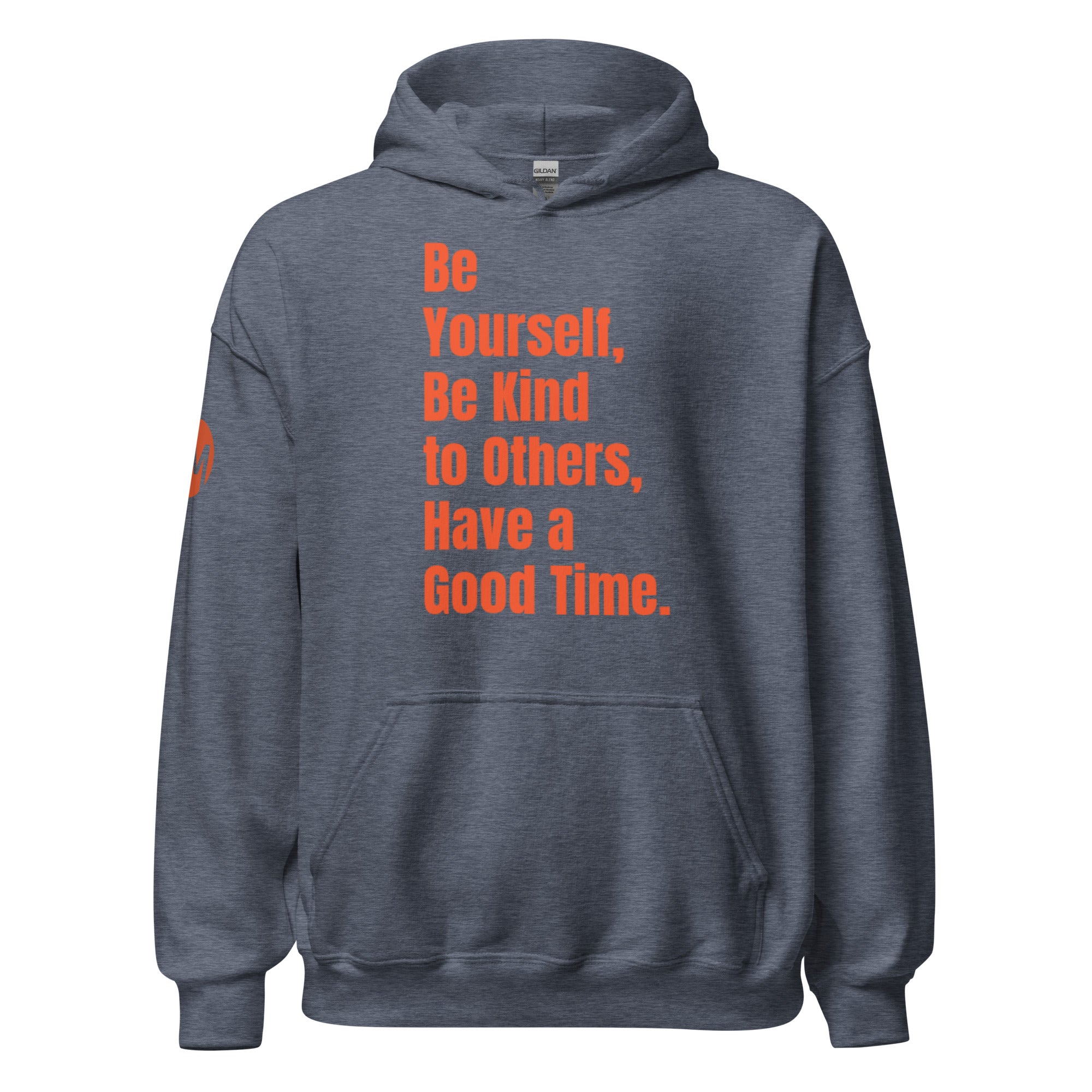 Heather sport dark navy hoodie