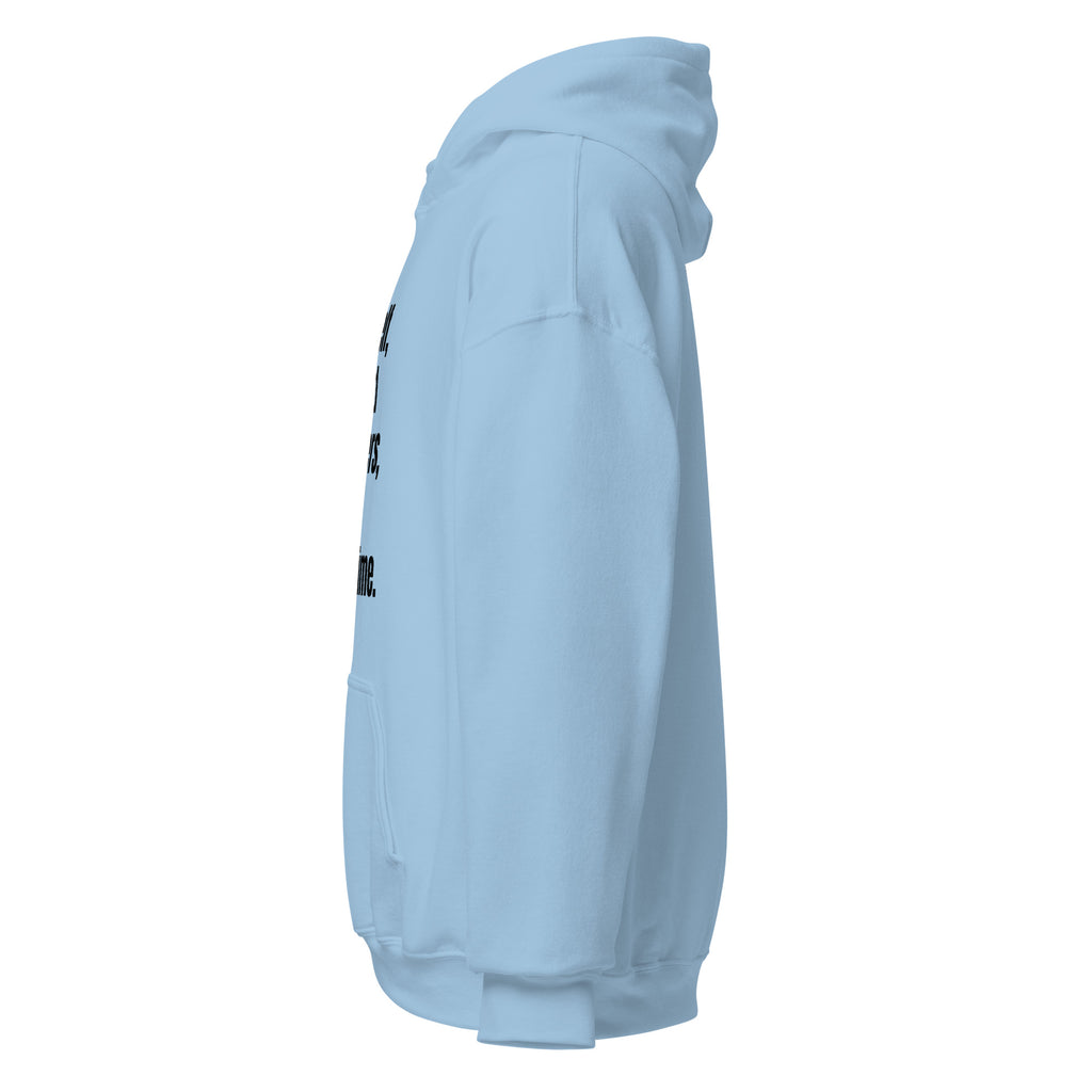 Light blue hoodie
