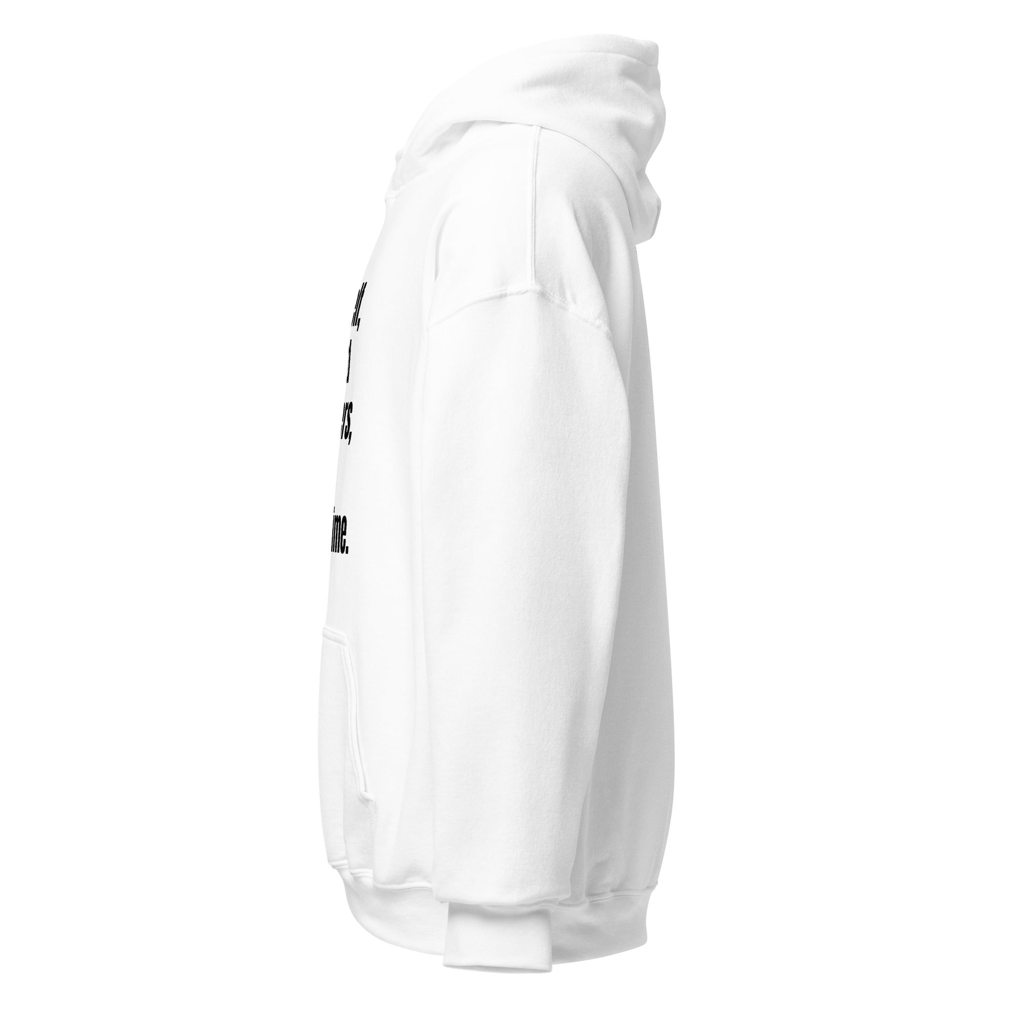 White hoodie