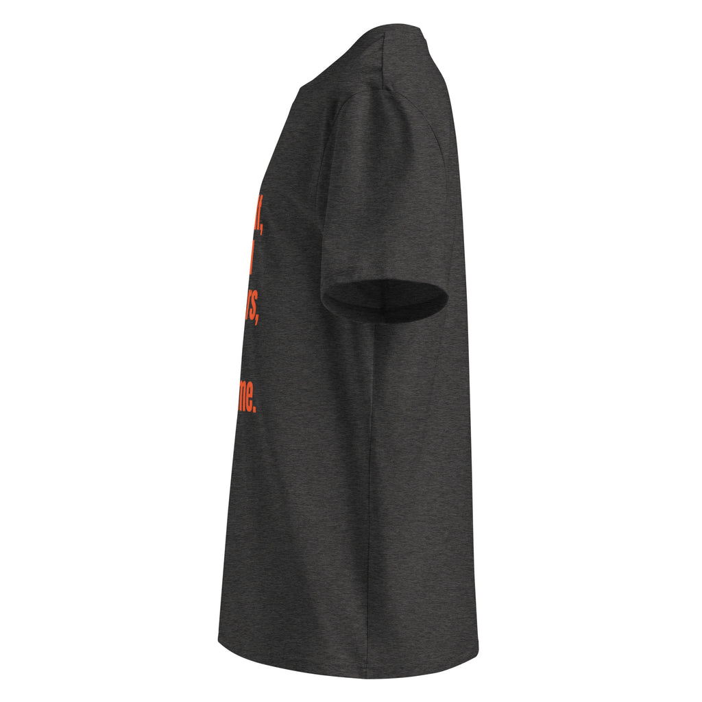 Dark heather grey t-shirt