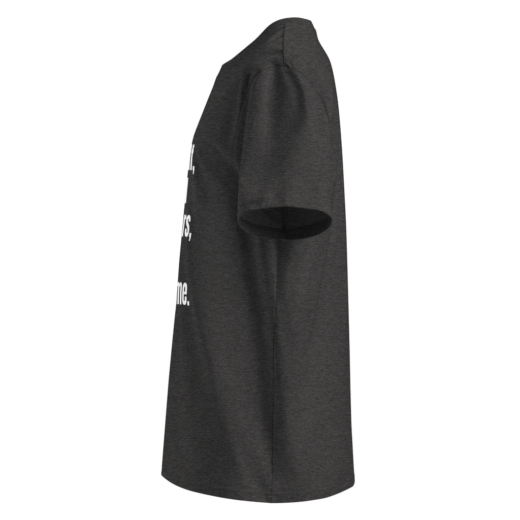 Dark heather grey t-shirt