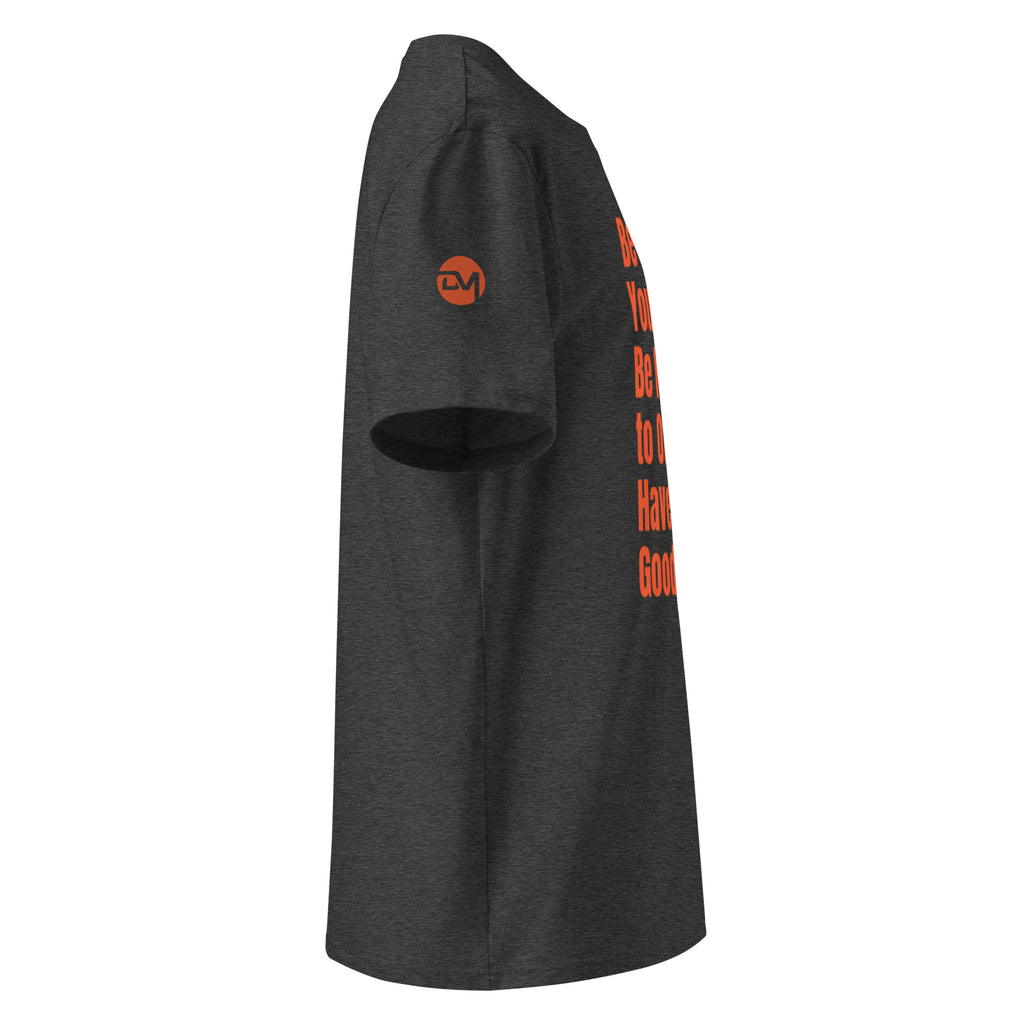 Dark heather grey t-shirt