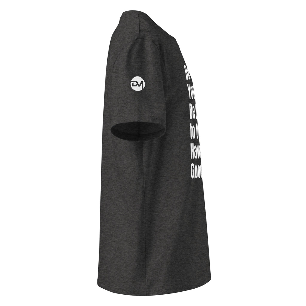 Dark heather grey t-shirt